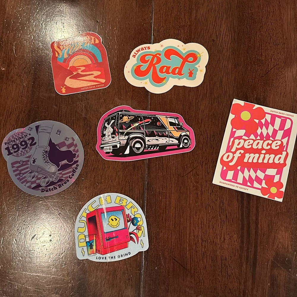 dutch bros sticker bundle